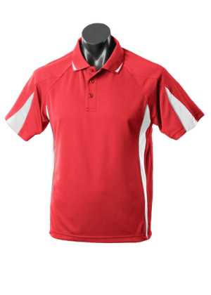 Eureka Kids Polo Red/White/Ashe 10