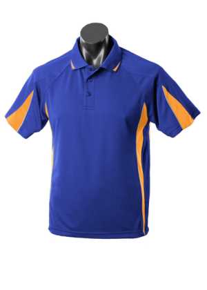 Eureka Kids Polo Royal/Gold/Ashe 10