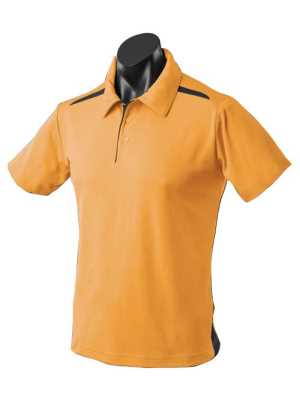 Paterson Kids Polos Gold/Black 10