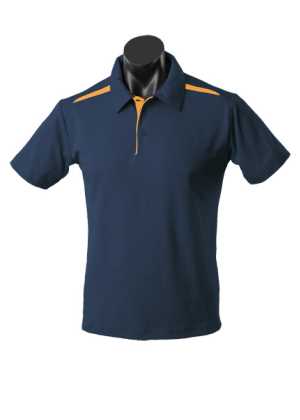 Paterson Kids Polos Navy/Gold 10