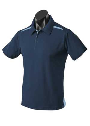 Kid's Paterson Polo Navy/Sky 10