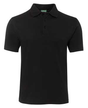 C OF C JERSEY POLO Black 2XL