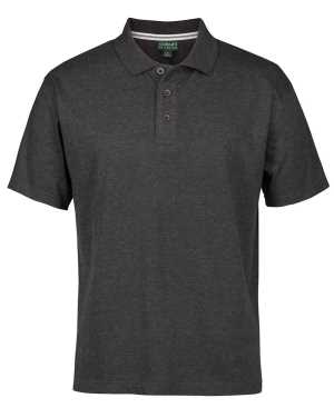 C OF C JERSEY POLO Graphite Marle 2XS