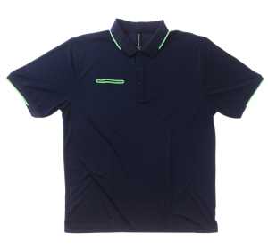 Matrix Mens Polo Navy/Lime 2XL
