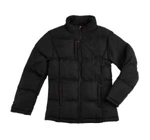 Alpine Womens Puffer Jacket Black 10