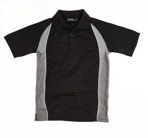 Proform Kids Polo Black/Charcoal 10
