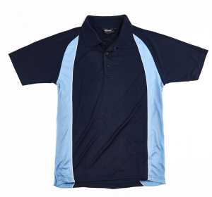 Proform Kids Polo Navy/Ice Blue 10