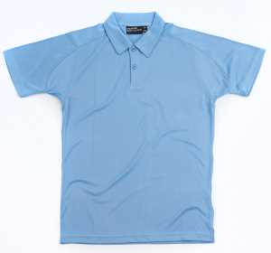 Kids Oxford Polo Powder Blue 10