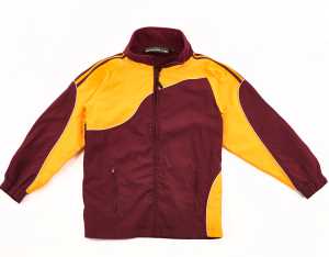 Sports Kids Track Jacket Maroon/R Gold 10