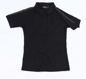 Vintage Womens Polo Black/White 10