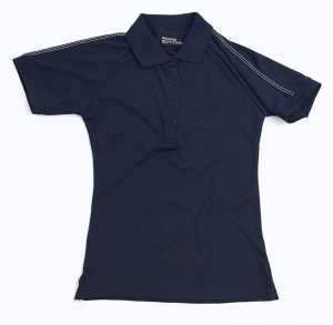 Vintage Womens Polo Navy/White 10