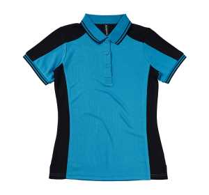 Heli Womens Polo Pacblue/Black 10