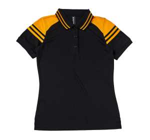 Sunningdale Womens Polo Black/Richgold 10