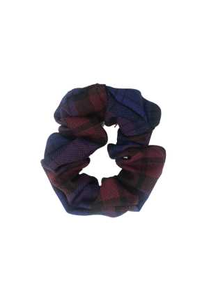 Catholic Tartan Scrunchie