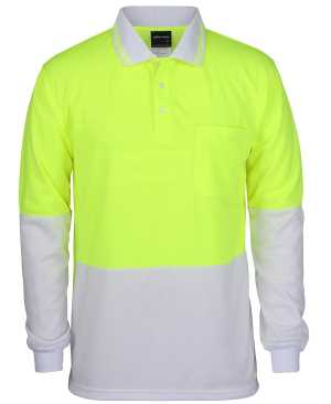 JB's HI VIS L/S TRAD POLO