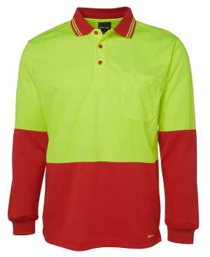 JB's HI VIS L/S TRAD POLO