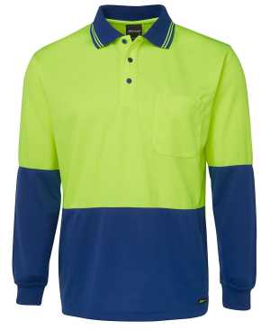 JB's HI VIS L/S TRAD POLO
