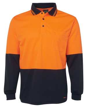 JB's HI VIS L/S TRAD POLO