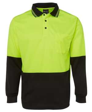 JB's HI VIS L/S TRAD POLO