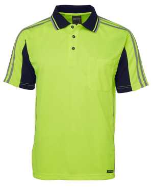 JB's HI VIS 4602.1 S/S ARM PANEL POLO