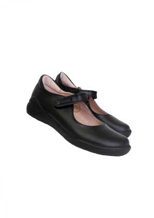 Black School Shoe Biomecanics