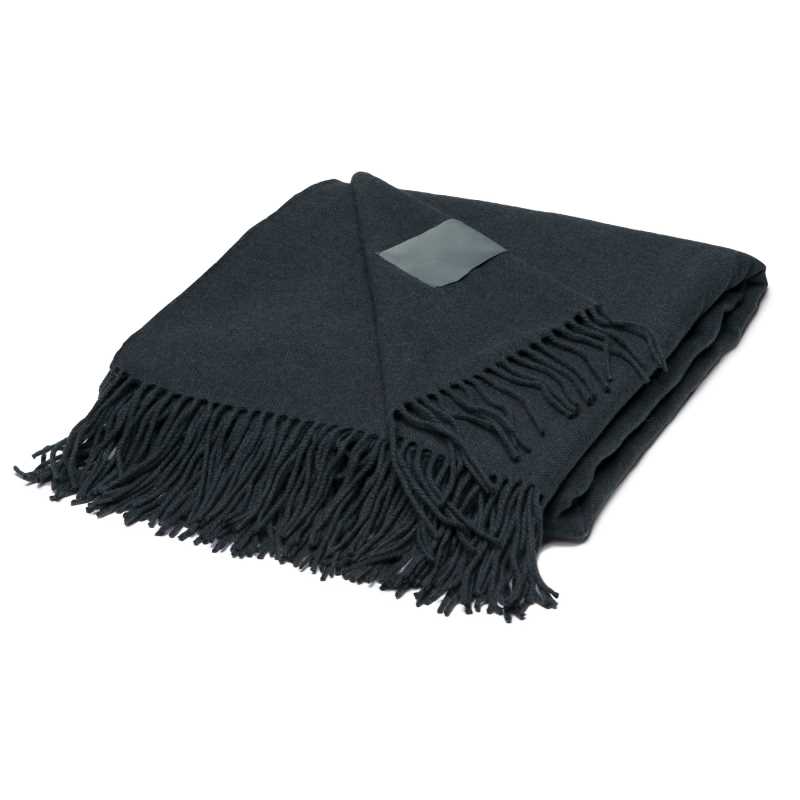 Mt Lodge Merino Blanket Charcoal