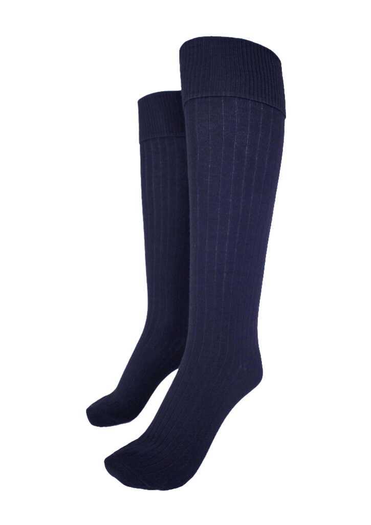 Bunnell Knee High Turn Over Top Socks Navy