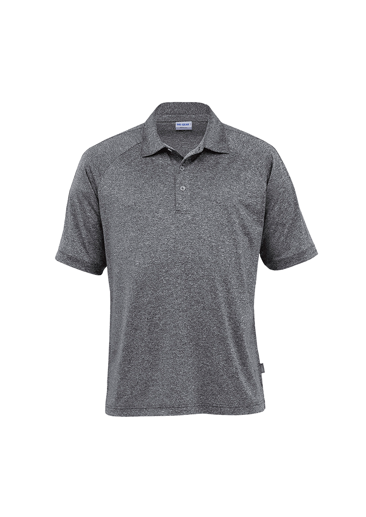 Dri Gear Melange Polo - Mens Graphite Melange