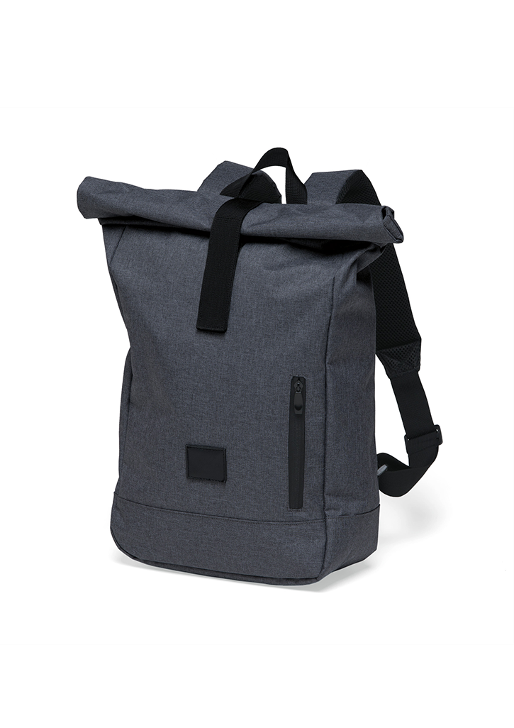 Bounce Roll Top Backpack Grey Melange 1SZ