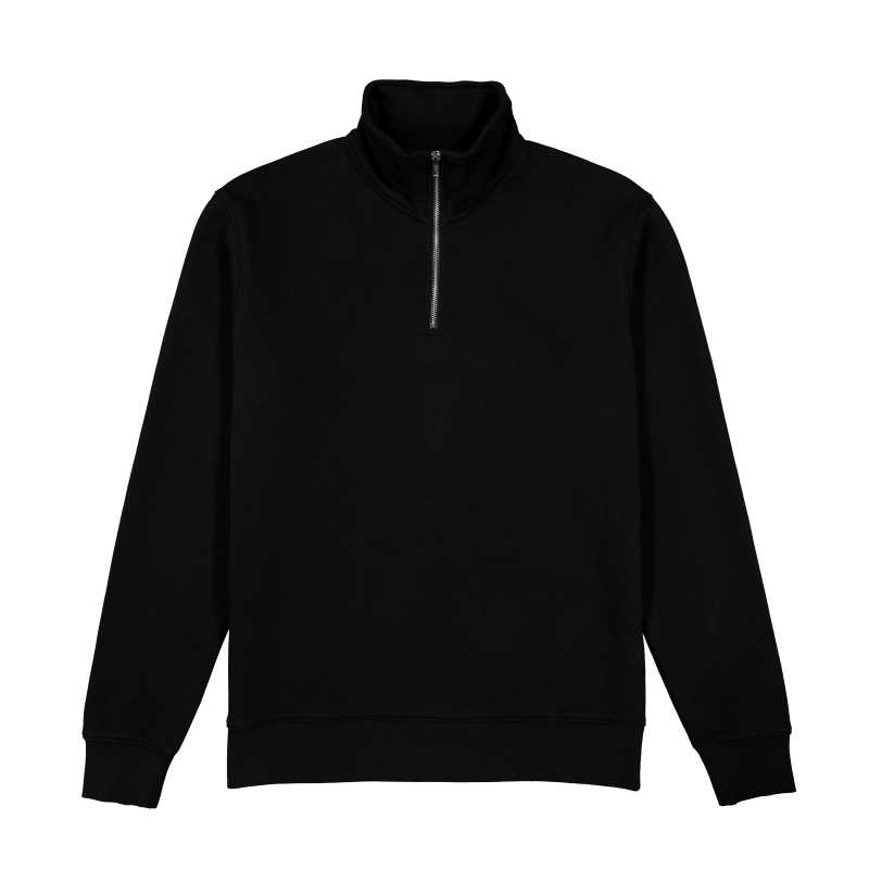 Black Mens Everyday 1/4 Zip