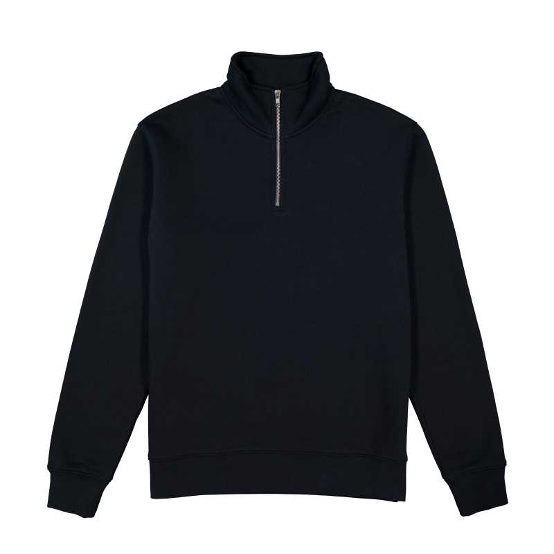 Black Mens Everyday 1/4 Zip
