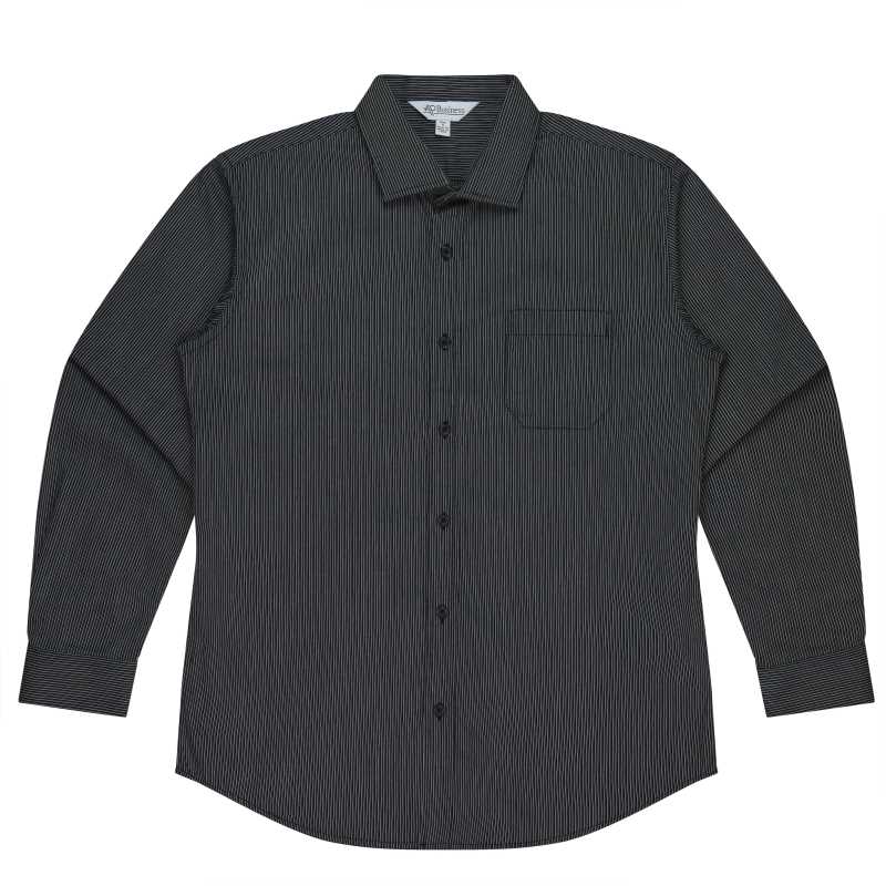 Mens Henley Long Sleeve Shirt