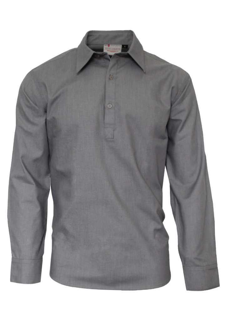 NZU Core Boys Long Sleeve 1/2 Placket Shirt