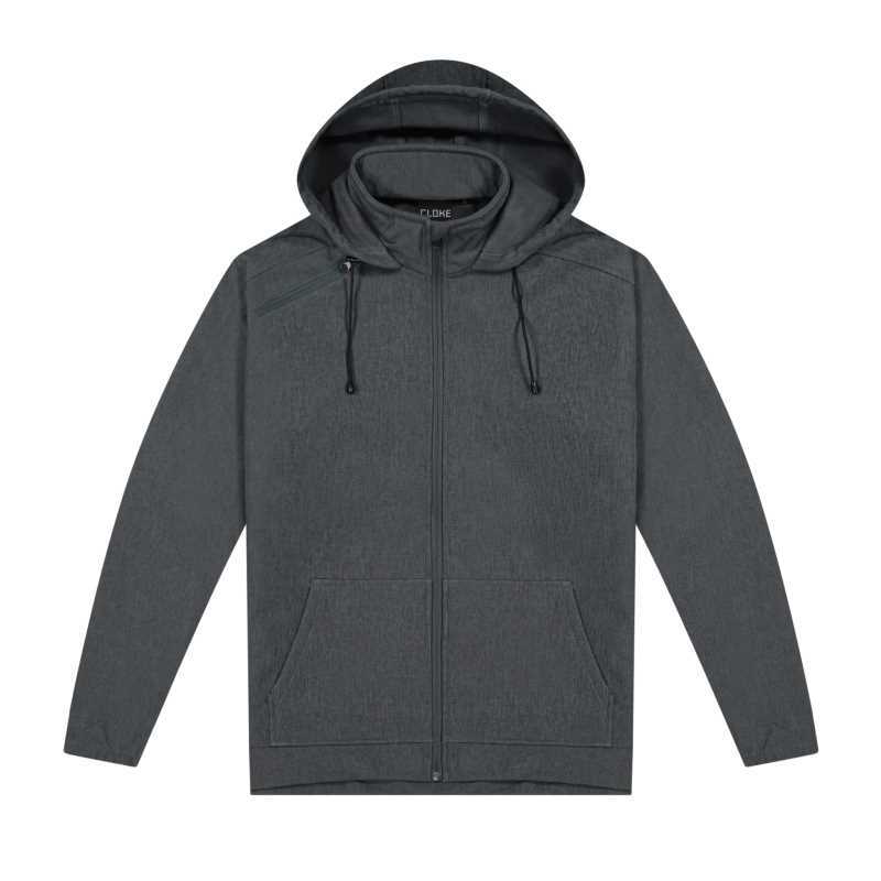 Tutoko 3K Softshell Hoodie Charcoal Marle