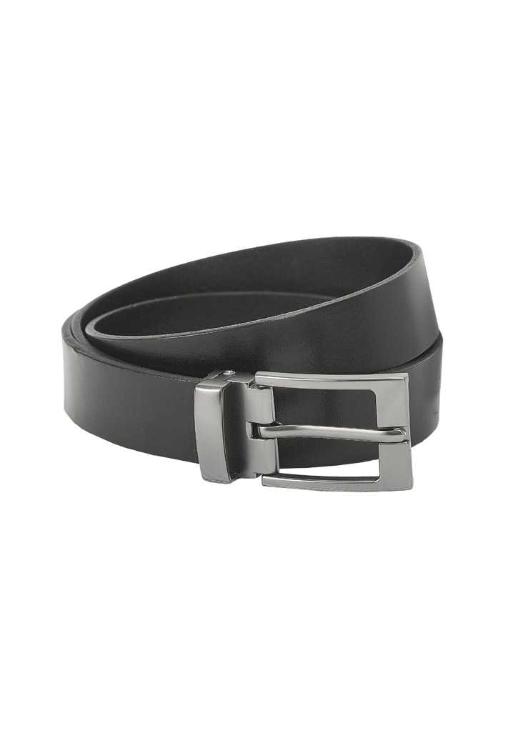 Mens Leather Belt Black
