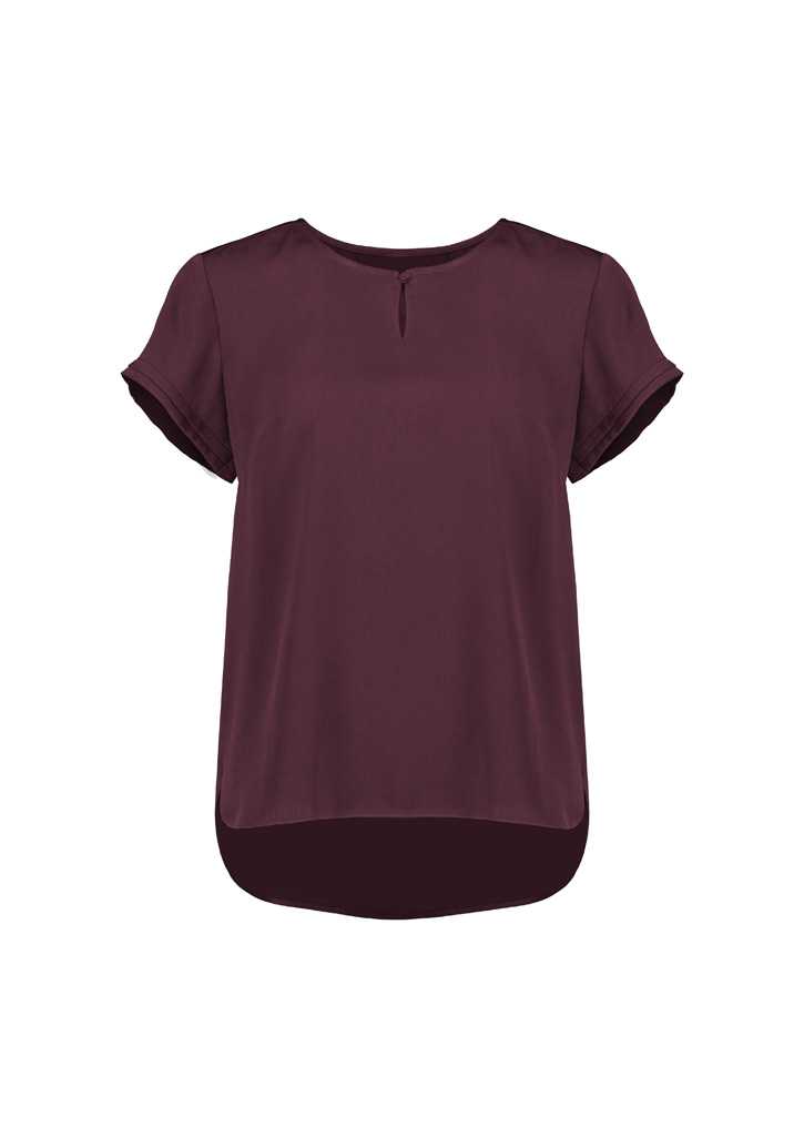 Womens Evelyn Short Sleeve Blouse