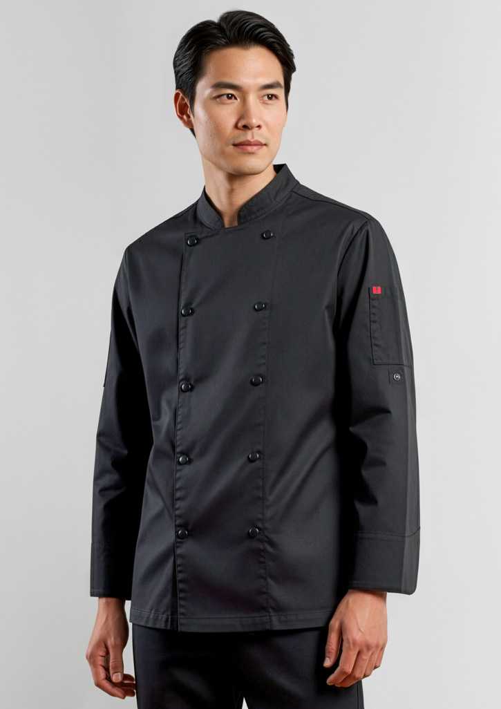 Mens Gusto Long Sleeve Chef Jacket