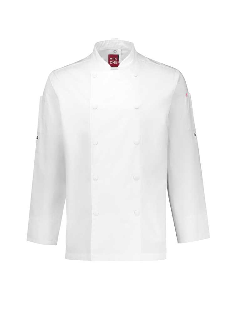 Mens Gusto Long Sleeve Chef Jacket