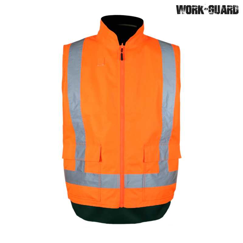 Reversible Fleece Lined Hi Vis Safety Vest