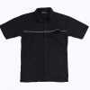 Mens Button Through Piped Shirt