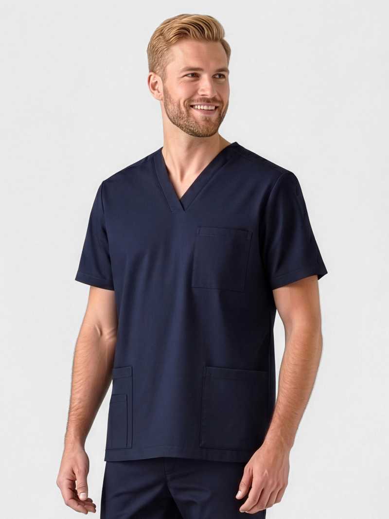 Mens Tokyo V-Neck Scrub Top