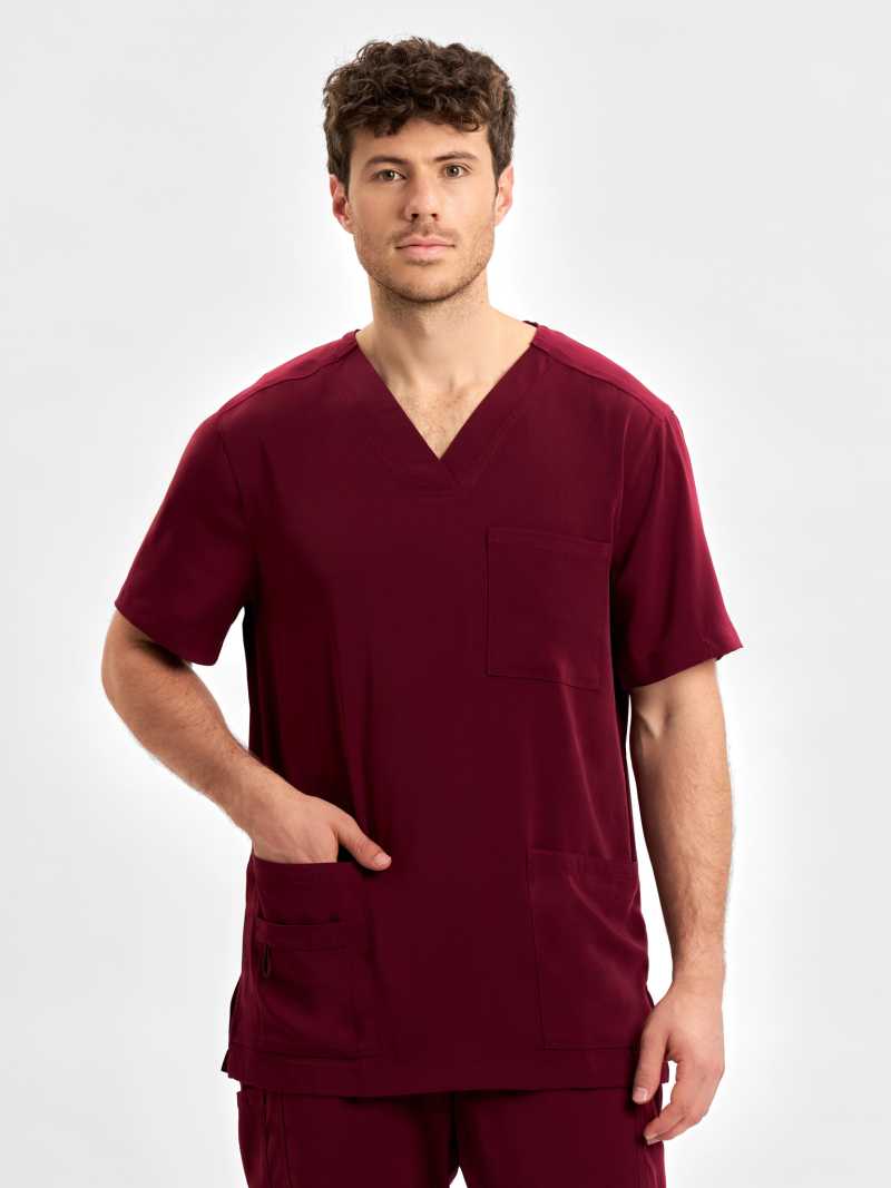 Mens Avery V-Neck Scrub Top