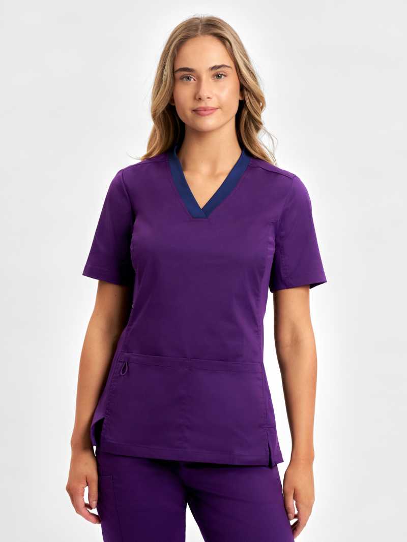 Womens Riley V-Neck Scrub Top