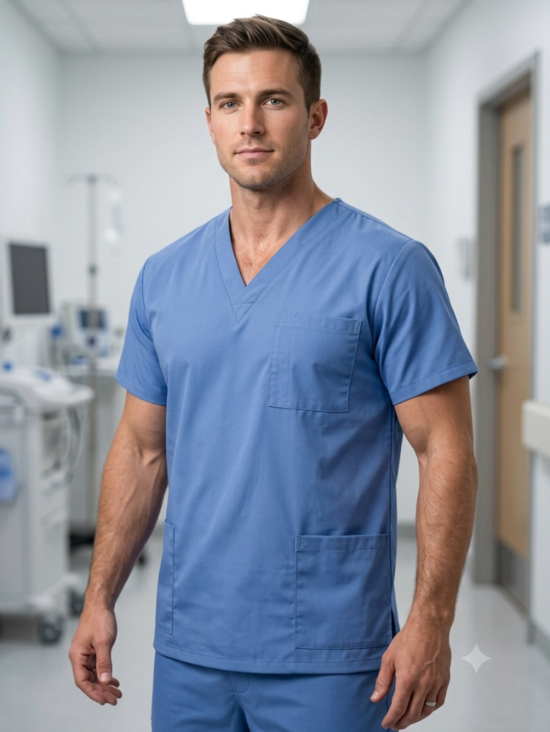 Men's Scrubs Top