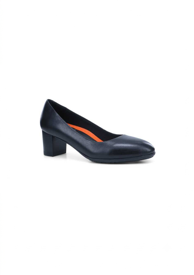 Hush Puppies The Block Heel Black