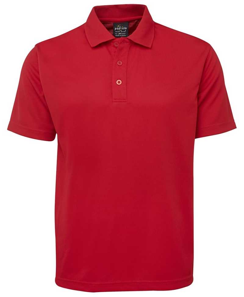 Podium Short Sleeve Poly Polo