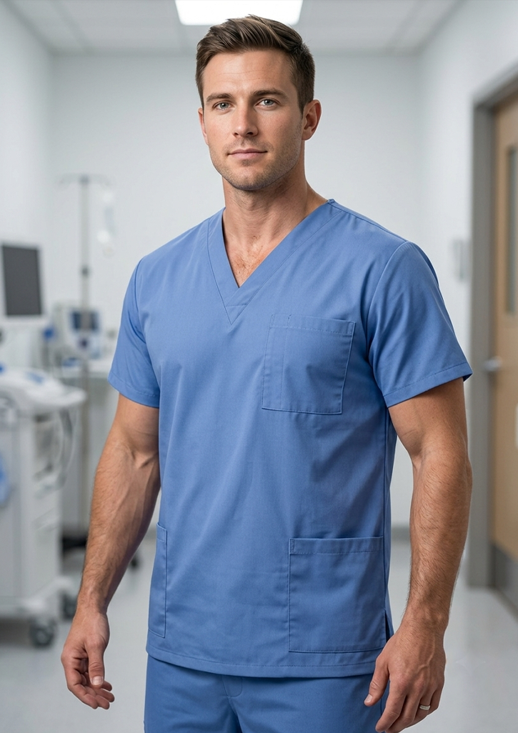 Men's Scrubs Top