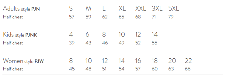 size guide